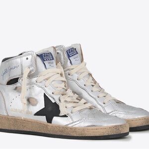 Golden Goose Sky Star in Silver size 38 WORN TWICE